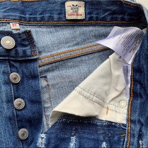 Levis White Oak Cone Denim High Rise Jeans size 27